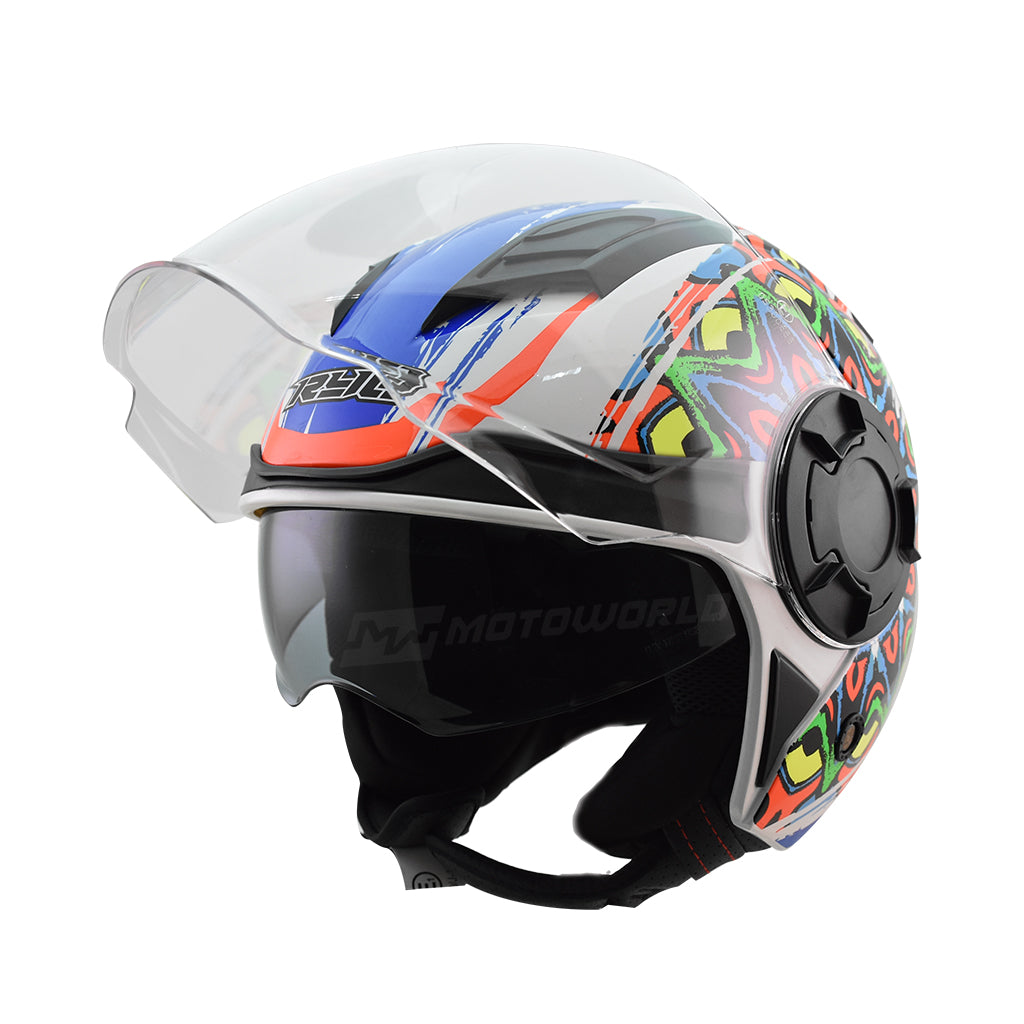 RYO RO-2 (FS-729) MOTORCYCLE OPEN FACE HELMET