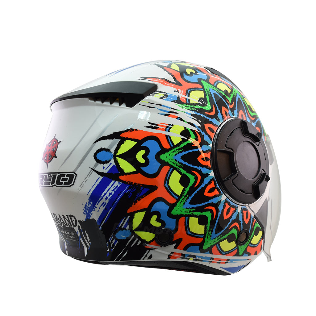 RYO RO-2 (FS-729) MOTORCYCLE OPEN FACE HELMET