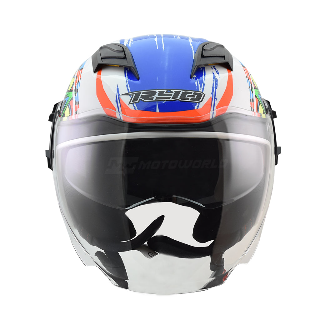 RYO RO-2 (FS-729) MOTORCYCLE OPEN FACE HELMET