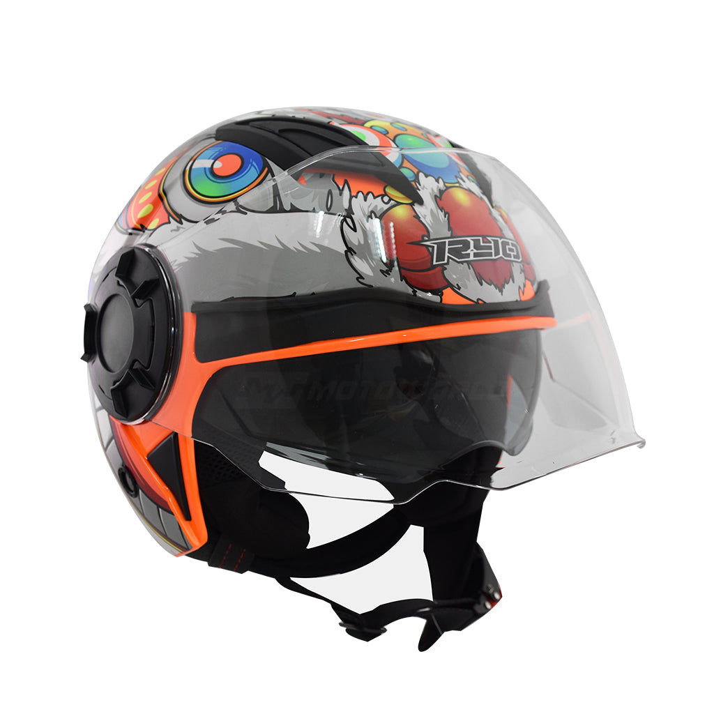 RYO RO-2 (FS-729) MOTORCYCLE OPEN FACE HELMET