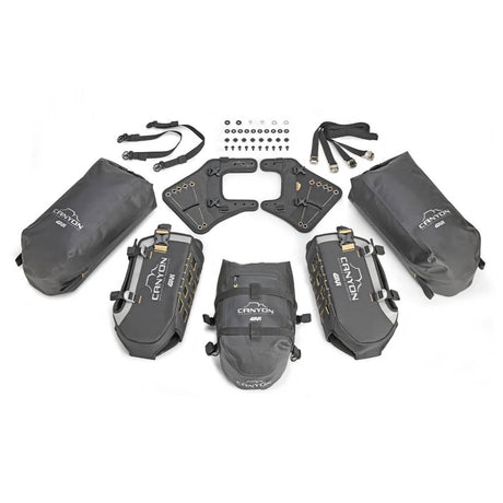 GIVI GRT721B CANYON CARGO BAG SYSTEM BLACK 16L+16L+12L (SET)