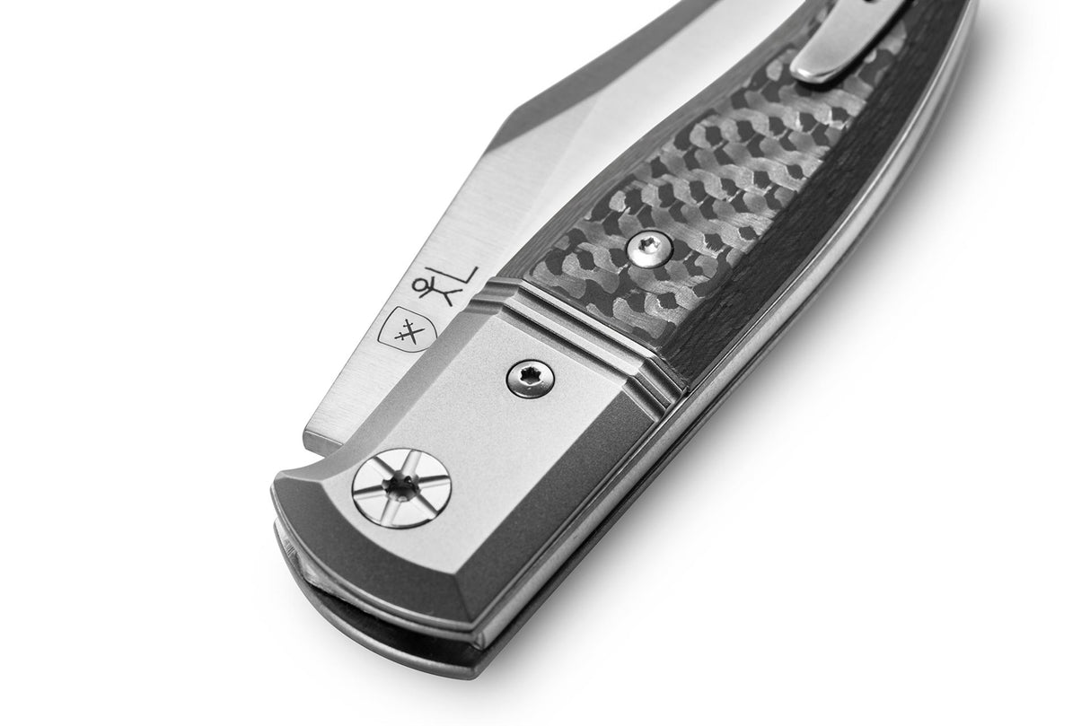 LIONSTEEL FOLDING KNIFE GITANO CARBON FIBER