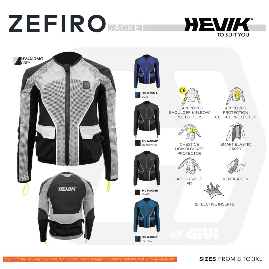 HEVIK ZEFIRO MOTORCYCLE JACKET