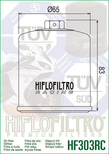 HIFLO FILTRO PREMIUM MOTORCYCLE OIL FILTERS