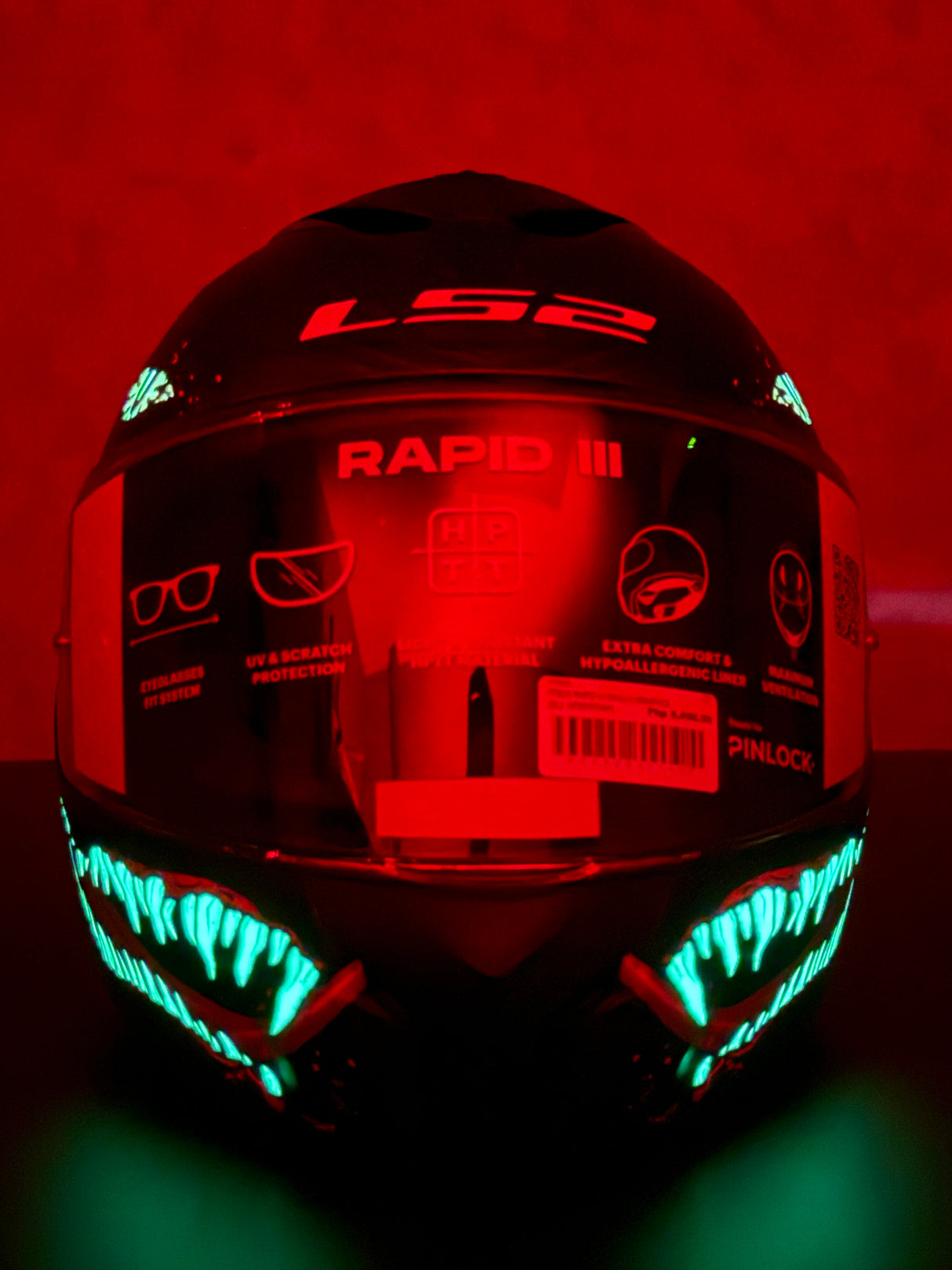 LS2 FF820 RAPID III MOTORCYCLE FULLFACE HELMET