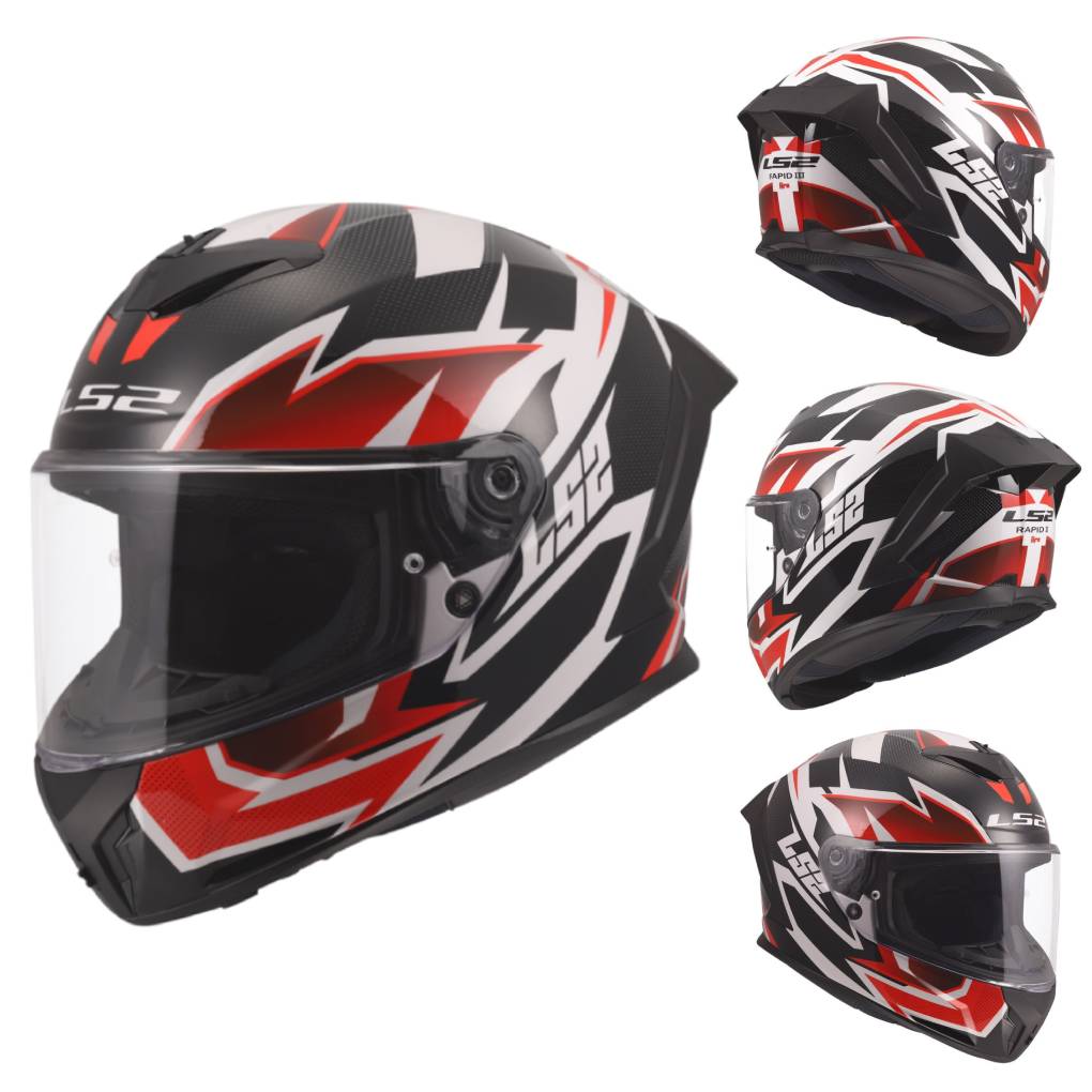 LS2 FF820 RAPID III MOTORCYCLE FULLFACE HELMET