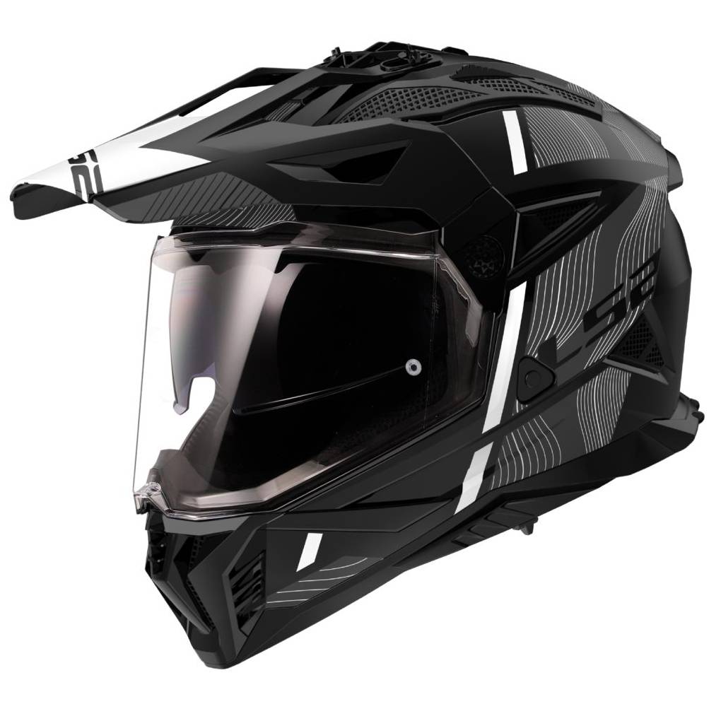 LS2 MX702 PIONEER II DUAL SPORT MOTORCYCLE HELMET