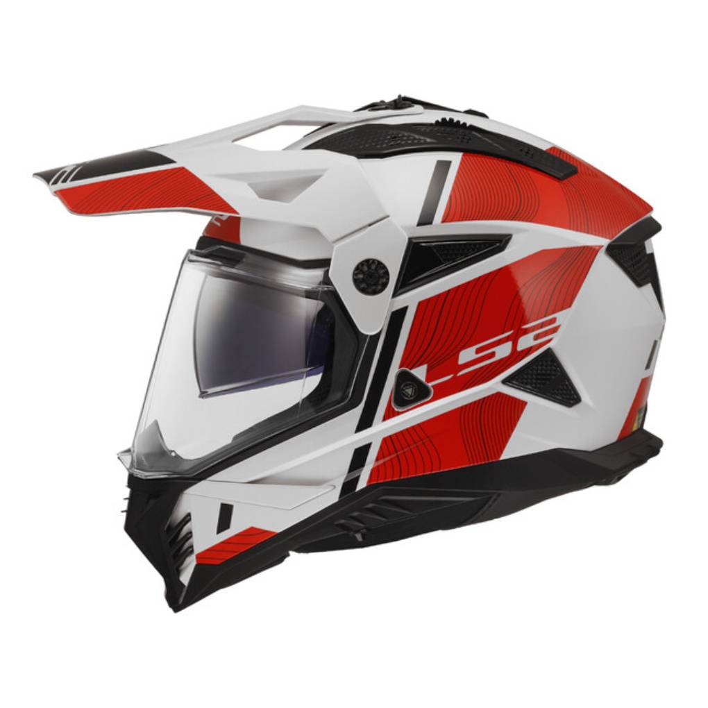 LS2 MX702 PIONEER II DUAL SPORT MOTORCYCLE HELMET