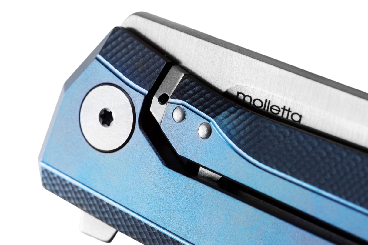 LIONSTEEL FOLDING KNIFE MYTO TITANIUM