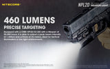 NITECORE 460 LUMENS PISTOL LIGHT (NPL20)