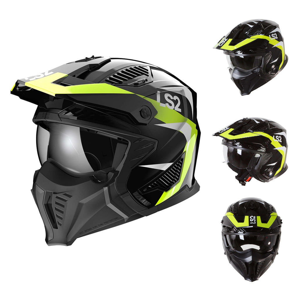 LS2 OF606 DRIFTER MOTORCYCLE OPEN FACE HELMET