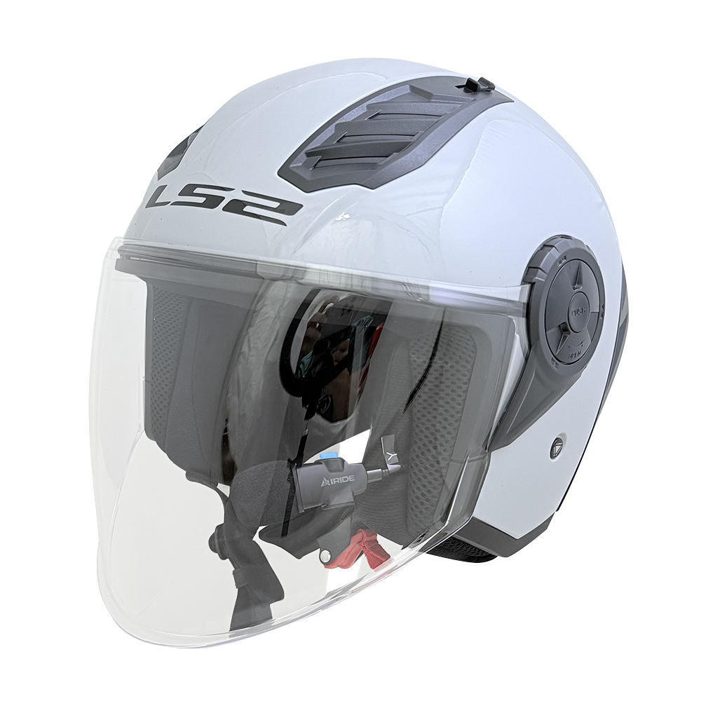 LS2 OF616 AIRFLOW II OPEN FACE HELMET w/ BLUETOOTH AIRIDE
