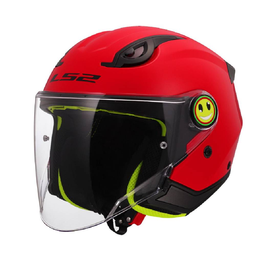 LS2 OF622 FUNNY II MONO MOTORCYCLE OPEN FACE JUNIOR HELMET