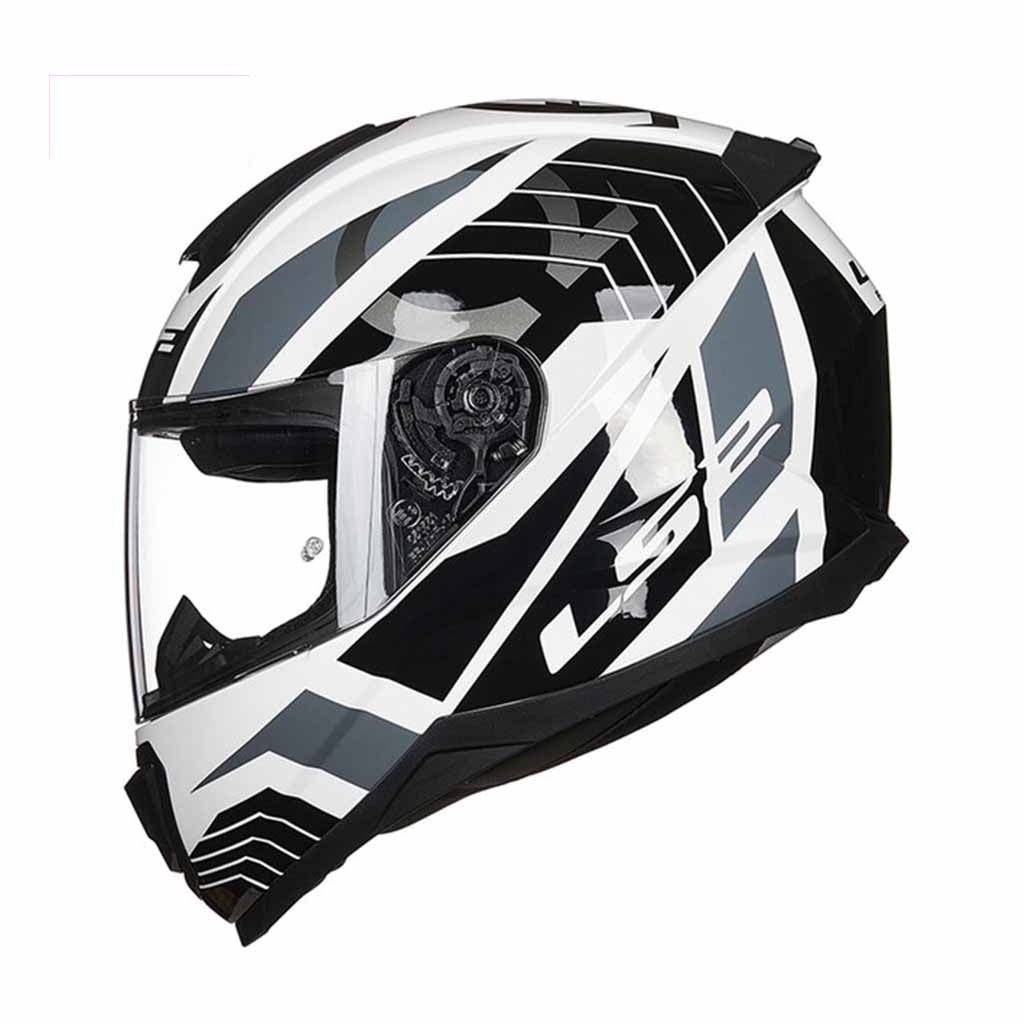 LS2 FF802 FLASH MOTORCYCLE FULL FACE HELMET w/ EXTRA VISOR