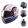 SMK RETRO GRAPHICS FULL FACE HELMET