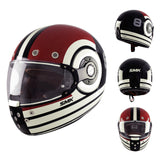 SMK RETRO GRAPHICS FULL FACE HELMET