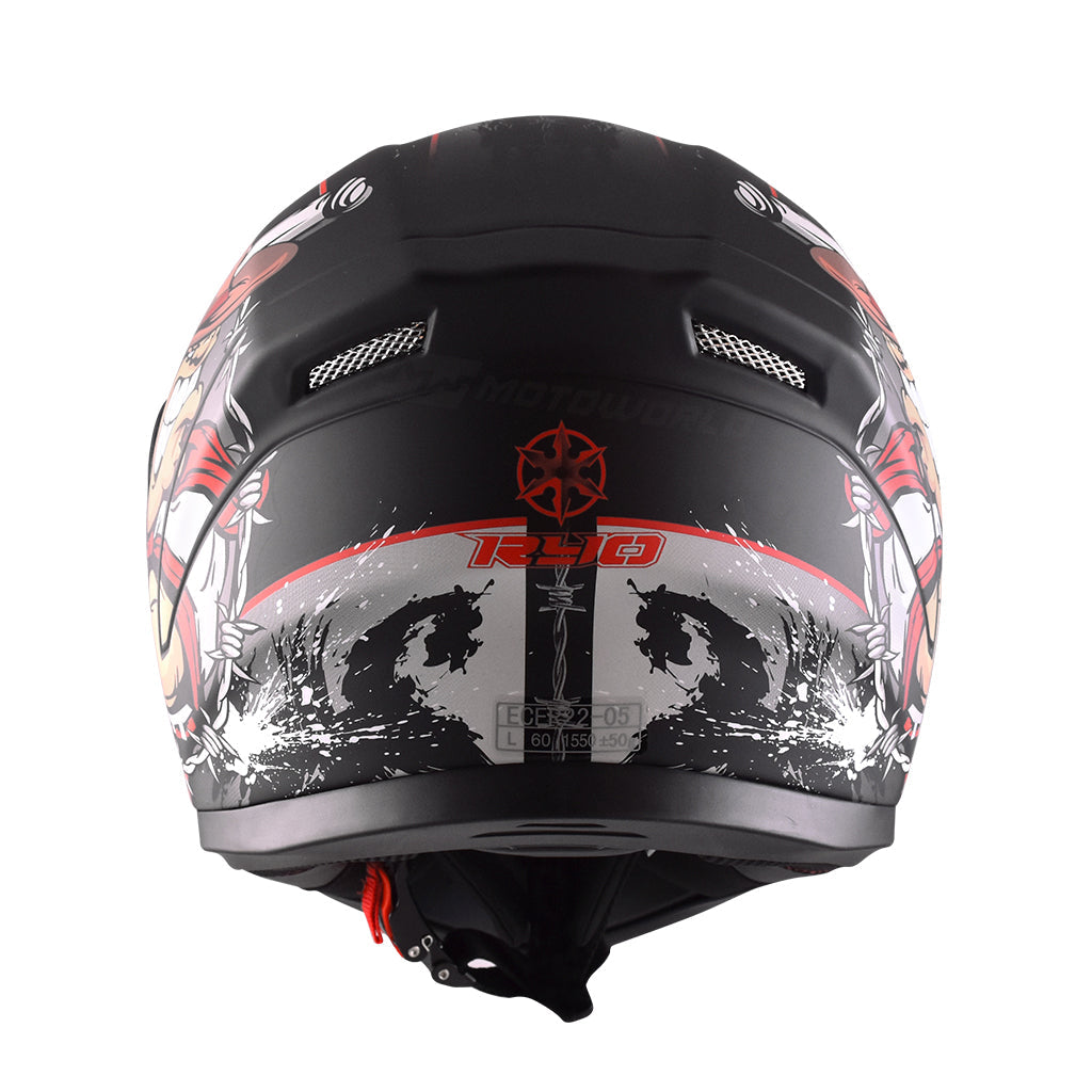 RYO RF-3SV SA-39 MOTORCYCLE FULL FACE HELMET