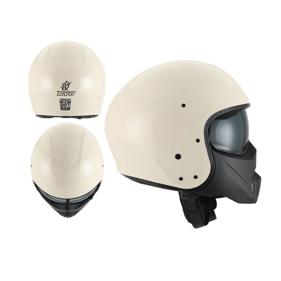RYO RO-5V MOTORCYCLE OPEN FACE HELMET