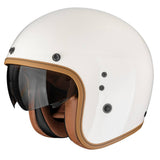 SCORPION EXO BELFAST EVO LUXE MOTORCYCLE OPEN FACE HELMET