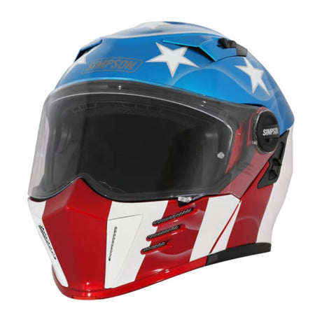 SIMPSON DARKSOME MOTORCYCLE MODULAR HELMET