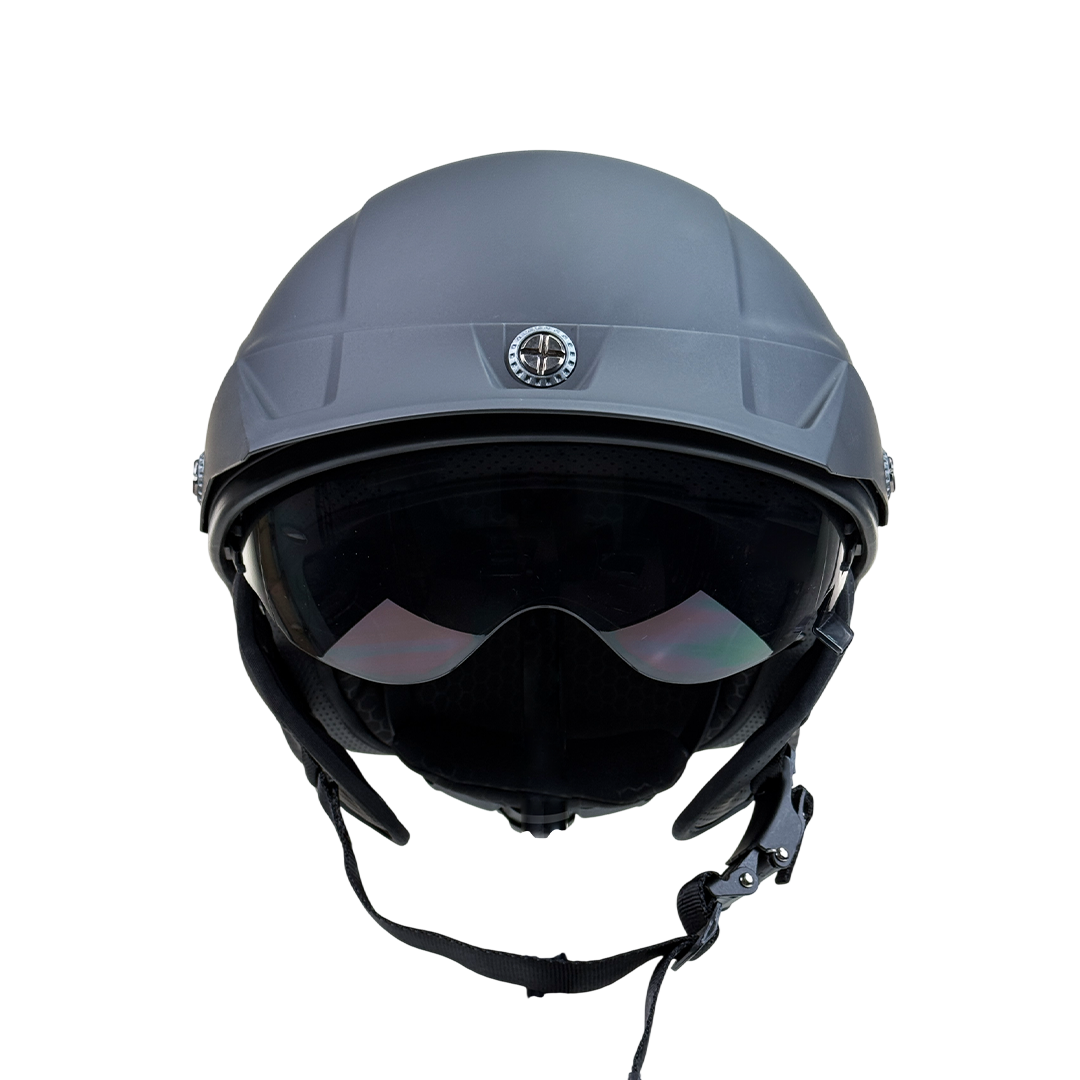 SMK PATRIOT MOTORCYCLE OPEN FACE HELMET