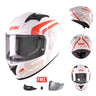 SMK STELLAR SPORT GRAPHICS FULL FACE HELMET w/ FREE SPOILER & VISOR