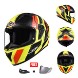 SMK STELLAR SPORT GRAPHICS FULL FACE HELMET w/ FREE SPOILER & VISOR