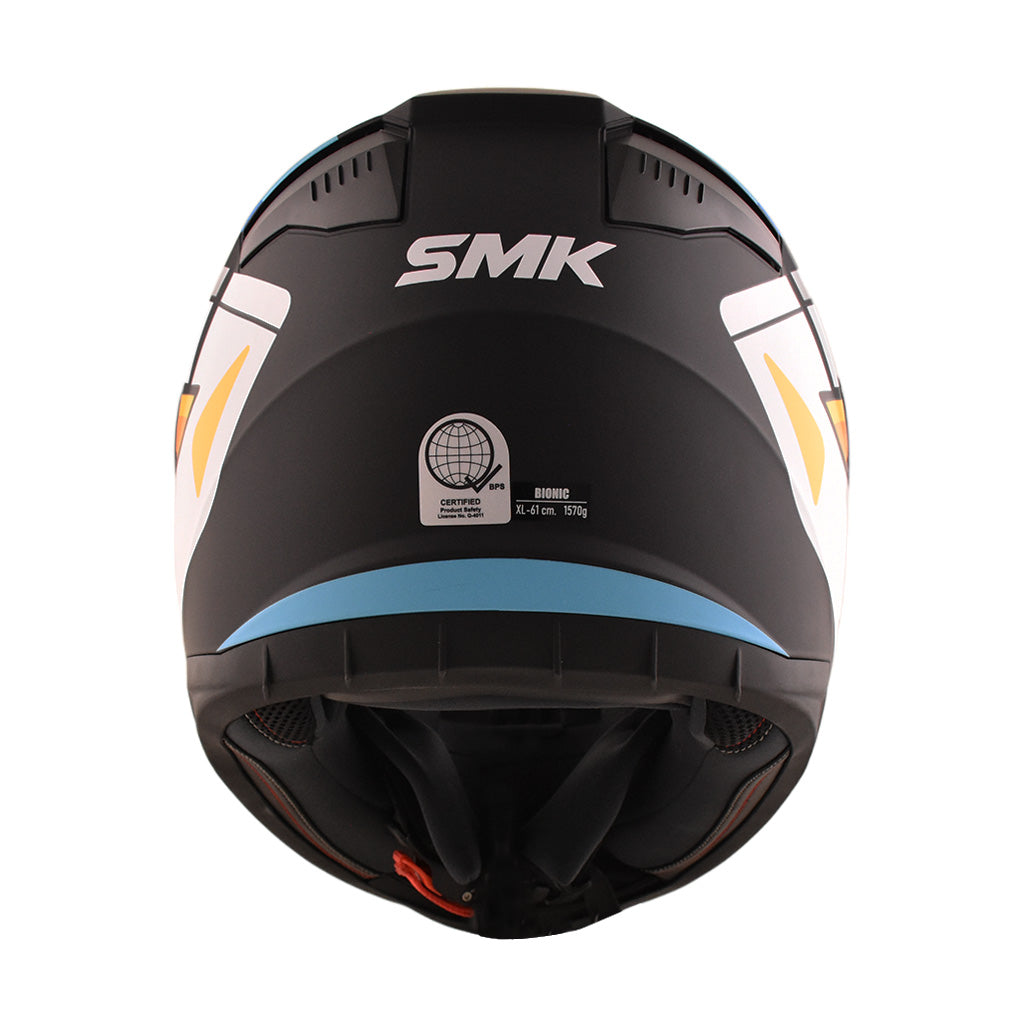 SMK BIONIC MOTORCYCLE FULL FACE HELMET