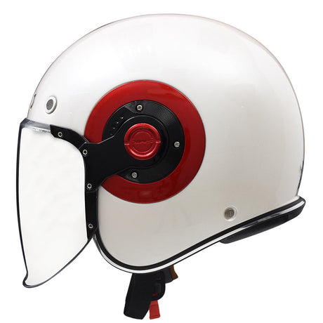 SMK RETRO JET MOTORCYCLE OPEN FACE HELMET