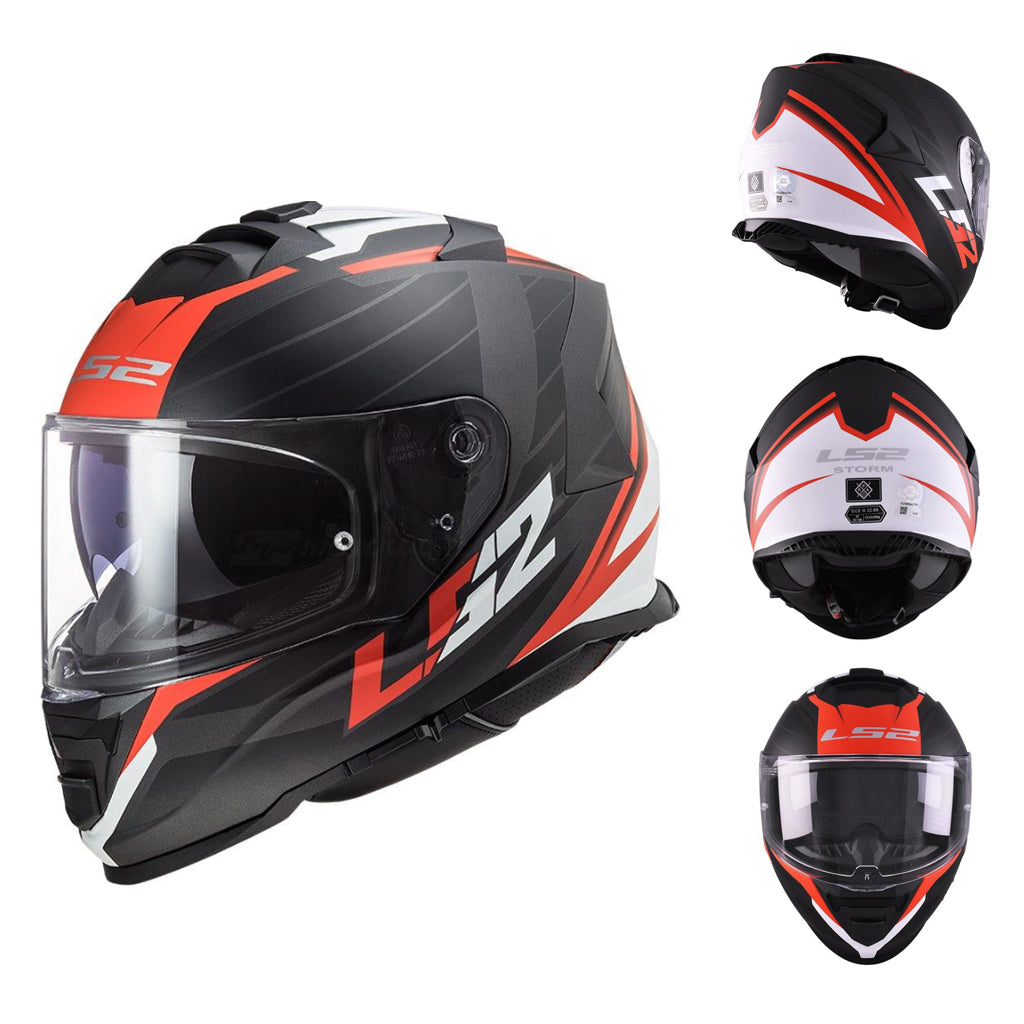 LS2 FF800 STORM GRAPHICS FULL FACE HELMET