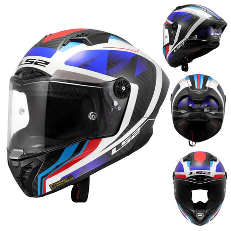 LS2 FF805C CARBON THUNDER GP AERO MOTORCYCLE HELMET