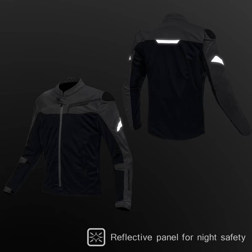 KOMINE JK-188 ENIGMA G2 HIGH PROTECT FULL MESH MOTORCYCLE JACKET