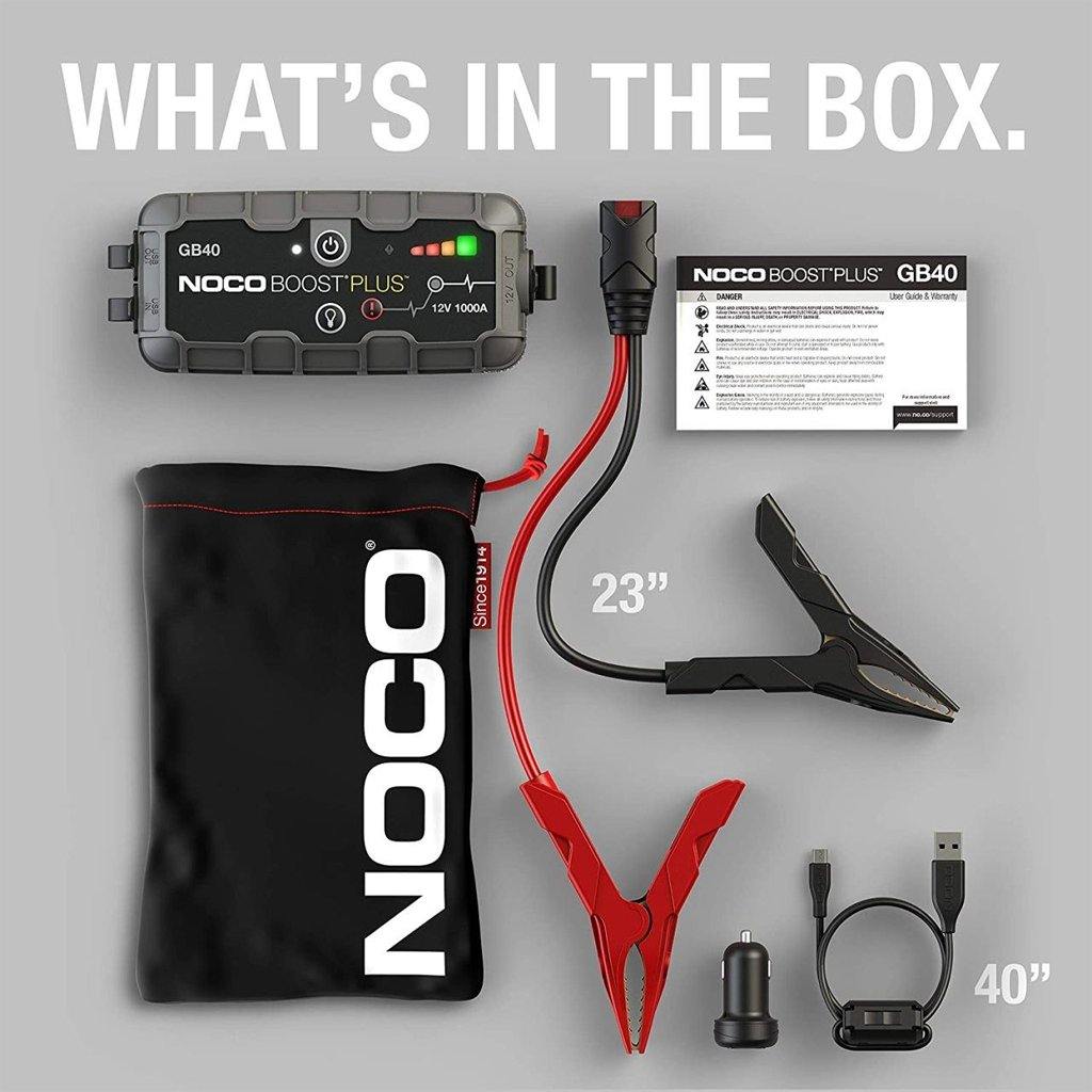 NOCO GB40 BOOST PLUS 1000A UltraSafe Lithium Jump Starter - Motoworld Philippines