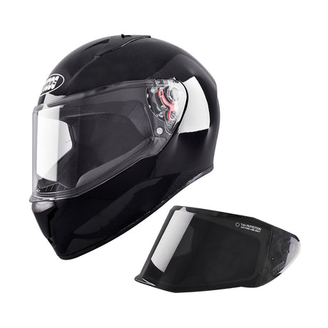 STUDDS THUNDER MOTORCYCLE FULL FACE HELMET (w/ FREE EXTRA VISOR)