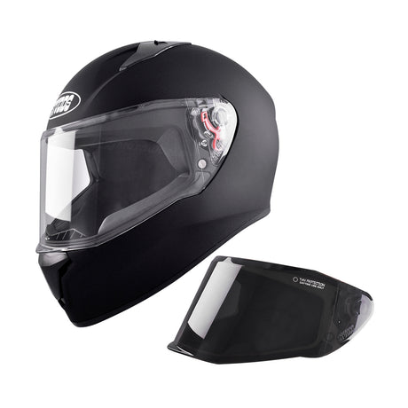 STUDDS THUNDER HELMET (w/ EXTRA VISOR)